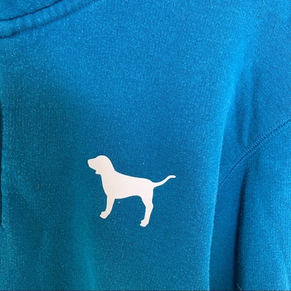 Pink Victorias Secret Teal 1/4 Zip Pullover - Picture 3 of 8